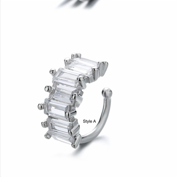 Single Accent Copper Fashion Cuff Style No Piercing Earring - Picture 3 of 8